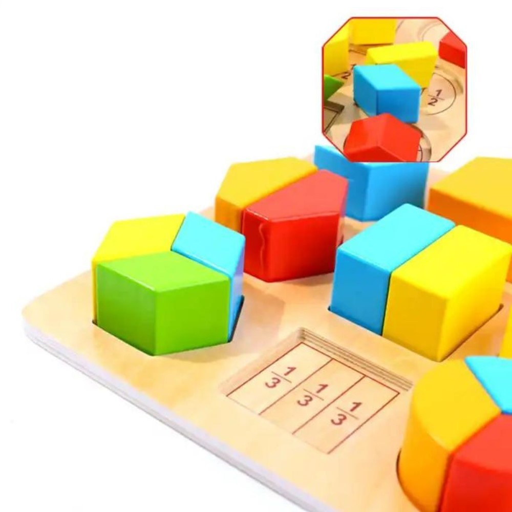 Toddlers Wooden Shape Sorters Puzzle Game