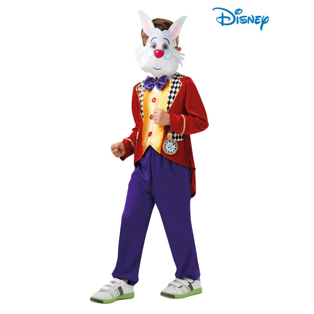 White Rabbit Alice In Wonderland Child Boy's Costumes (Available in 2 Sizes)