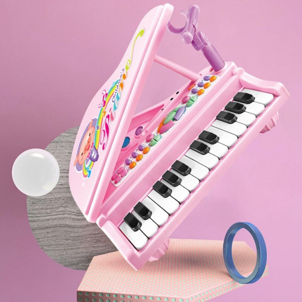 Kids Piano Keyboard Music Toys (Pink)