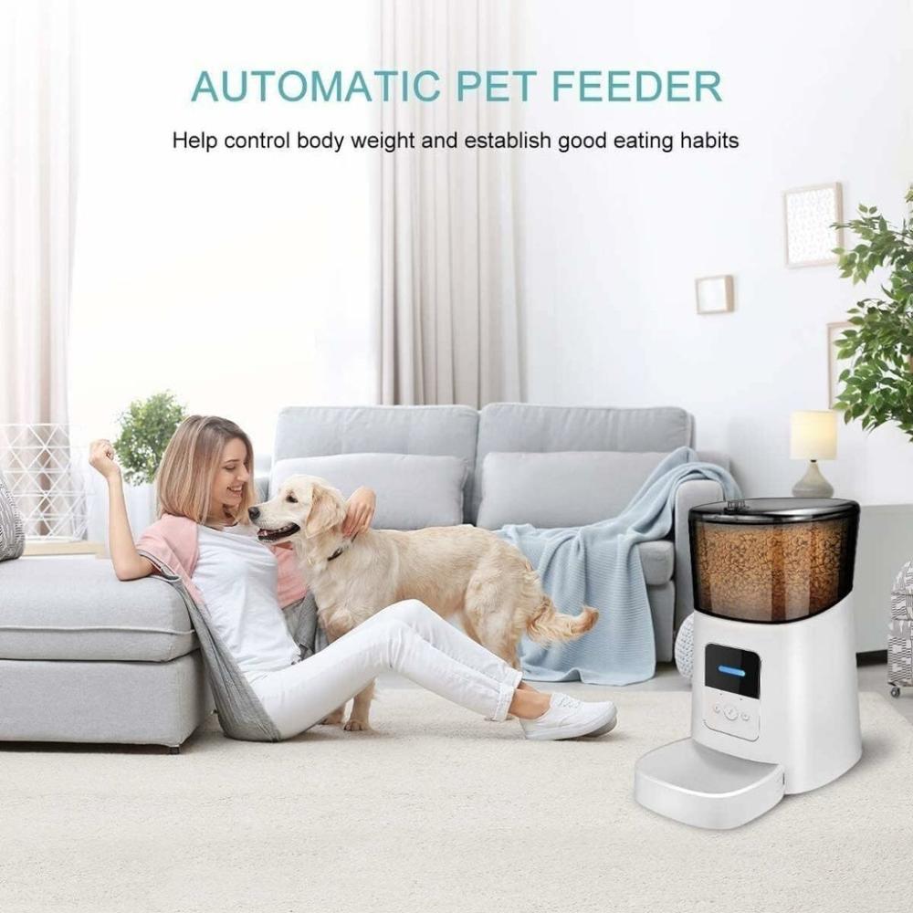 WiFi 6L Automatic Pet Feeder (White)