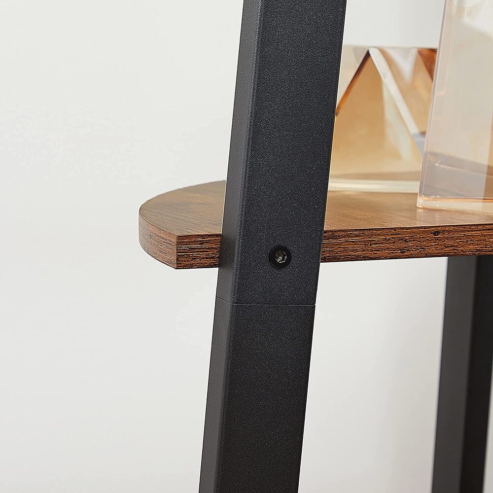 Vintage Industrial 4 Tier Corner Shelf