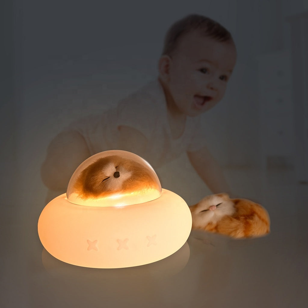 Pet Spaceship Night Lamp Touch