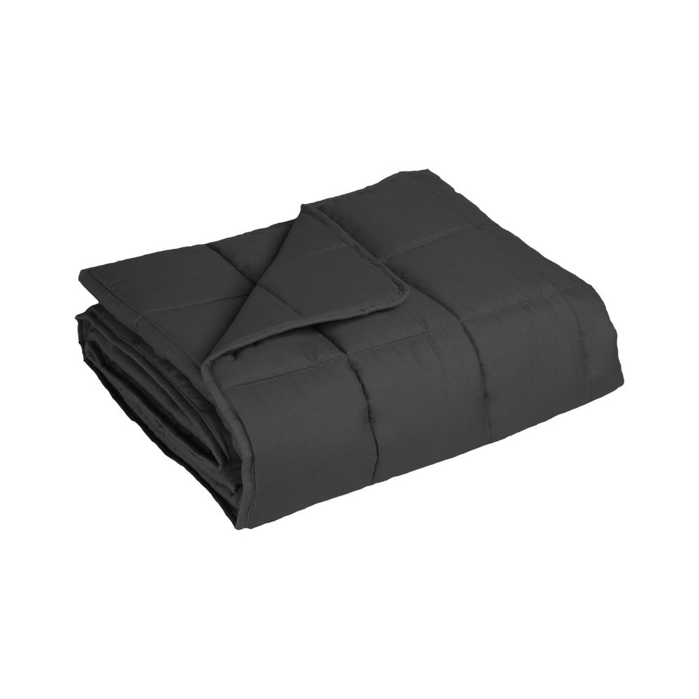 Polyester Queen Size Weighted Blanket 7kg (Dark Grey)