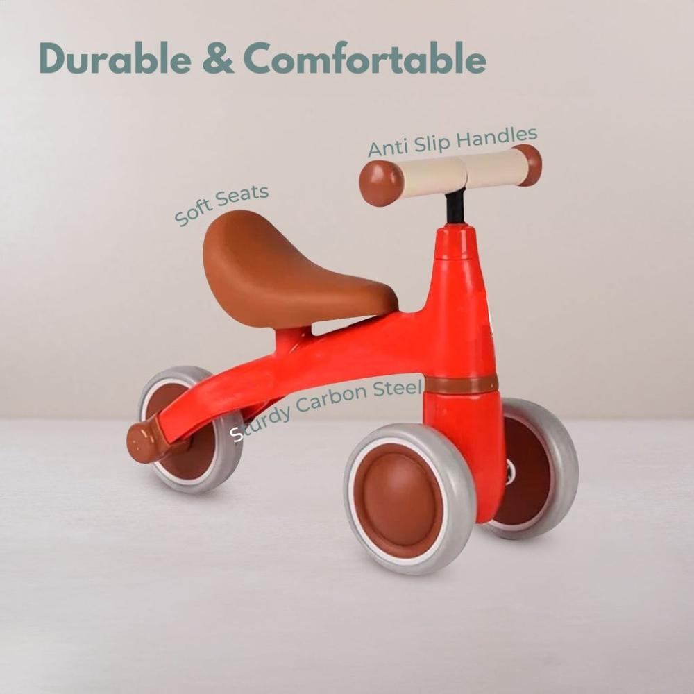3 Wheels Baby Balance Bike - Red