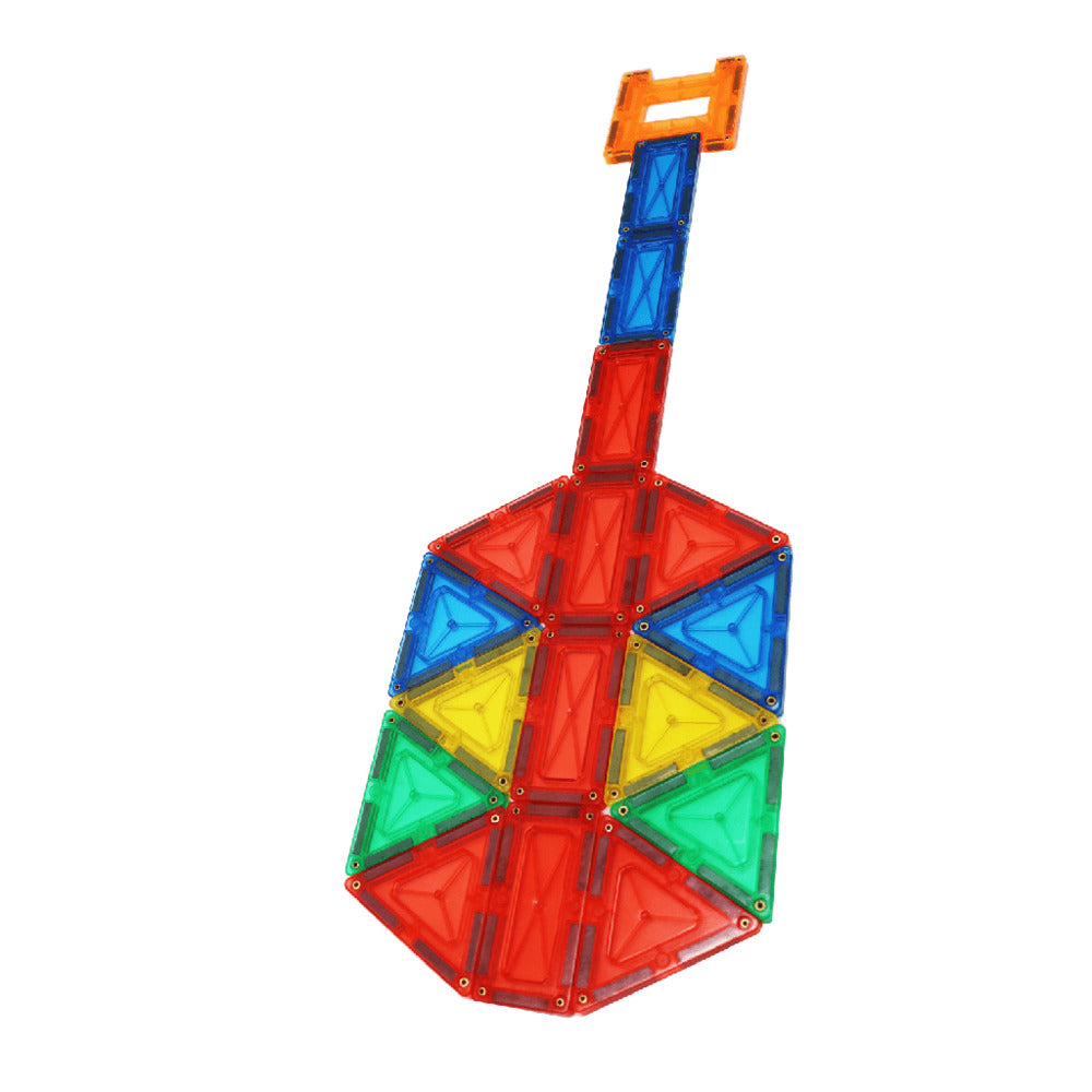 Creative Translucent Magnetic Tiles - 100pcs