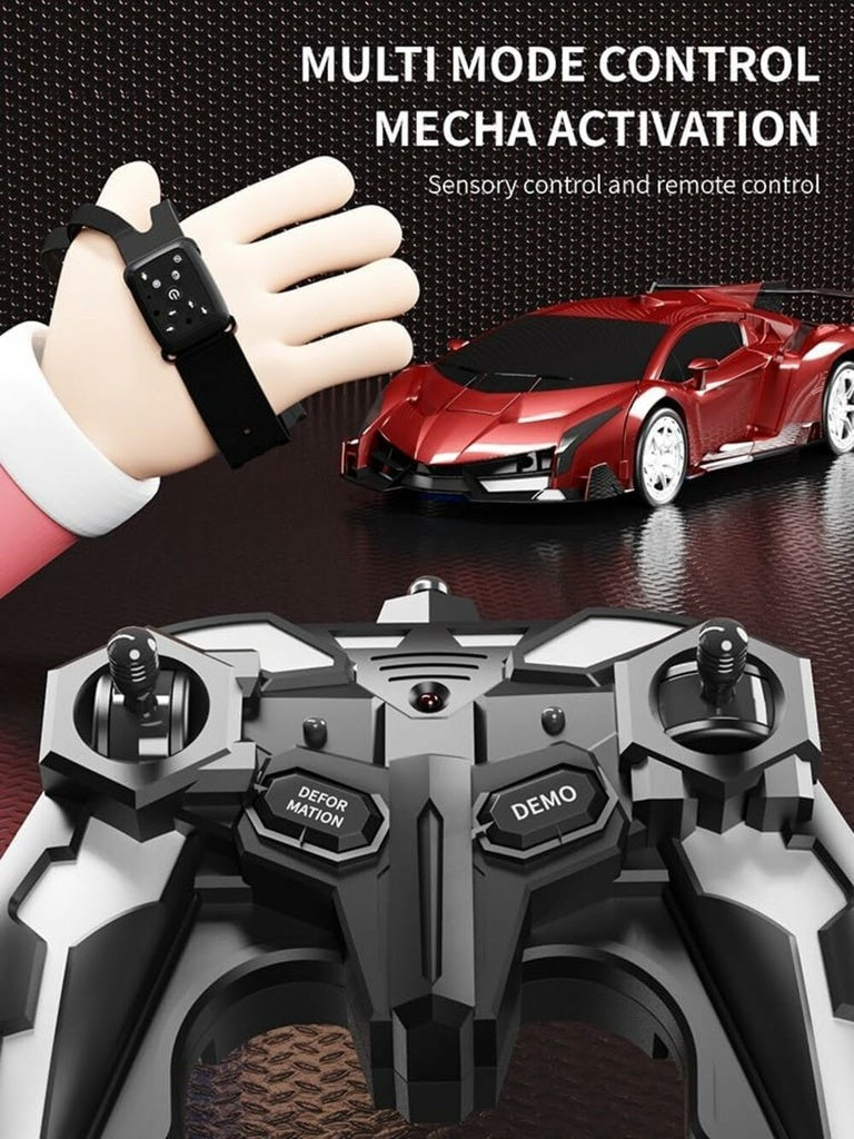 Transform Car Robot Sport Car with Remote Control (Red)