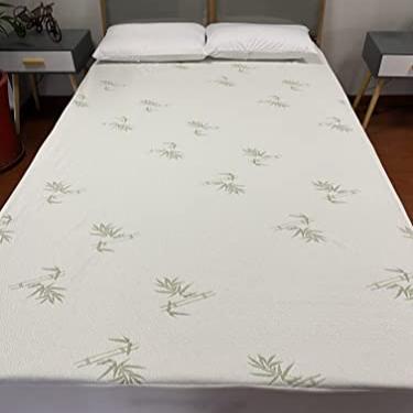 Bamboo Jacquard Mattress Protector - Queen