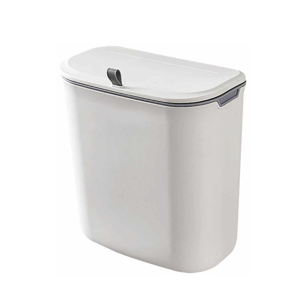 Hanging Trash Can with Lid - 9L