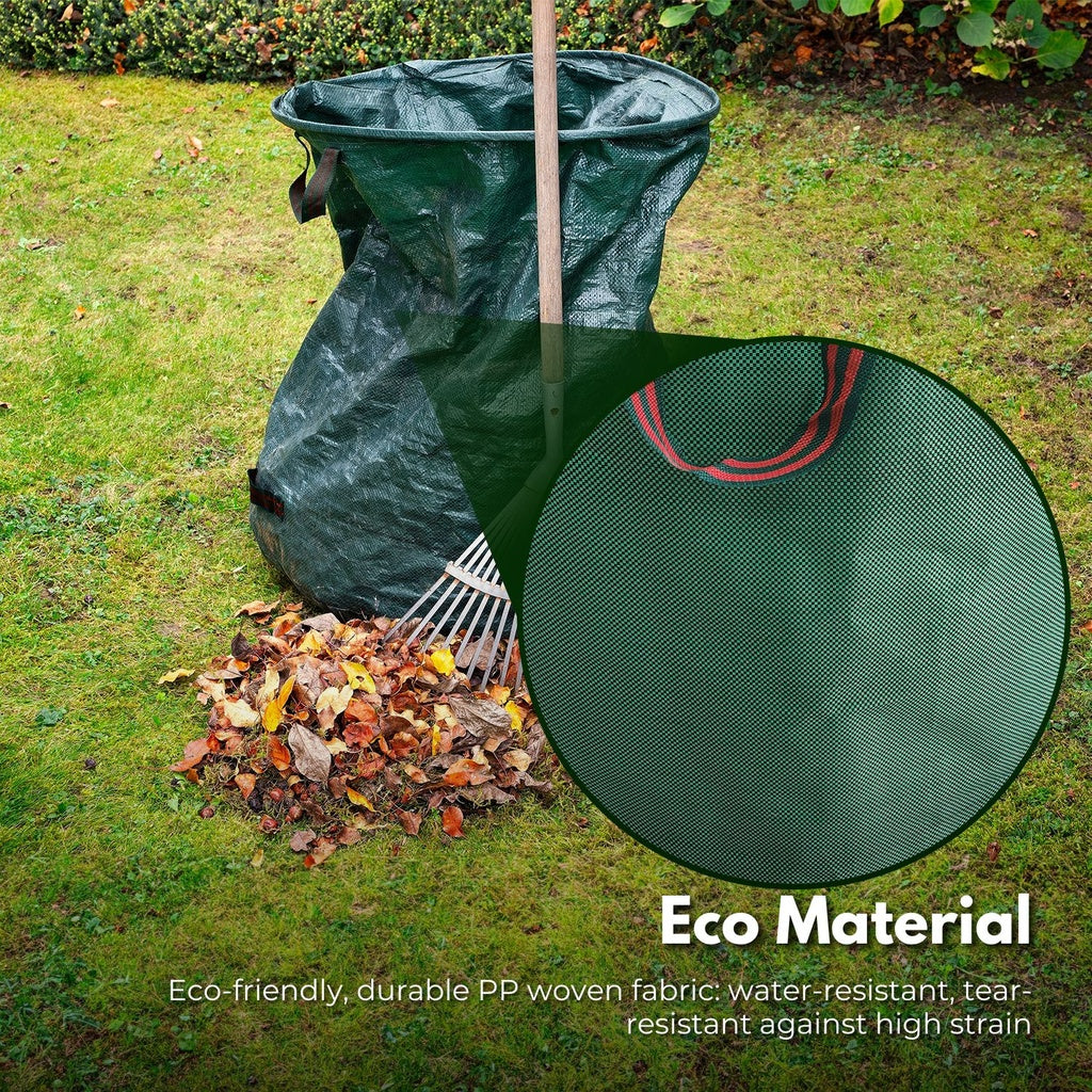 3 Packs Garden Waste Bags with 72 gallons (Green)