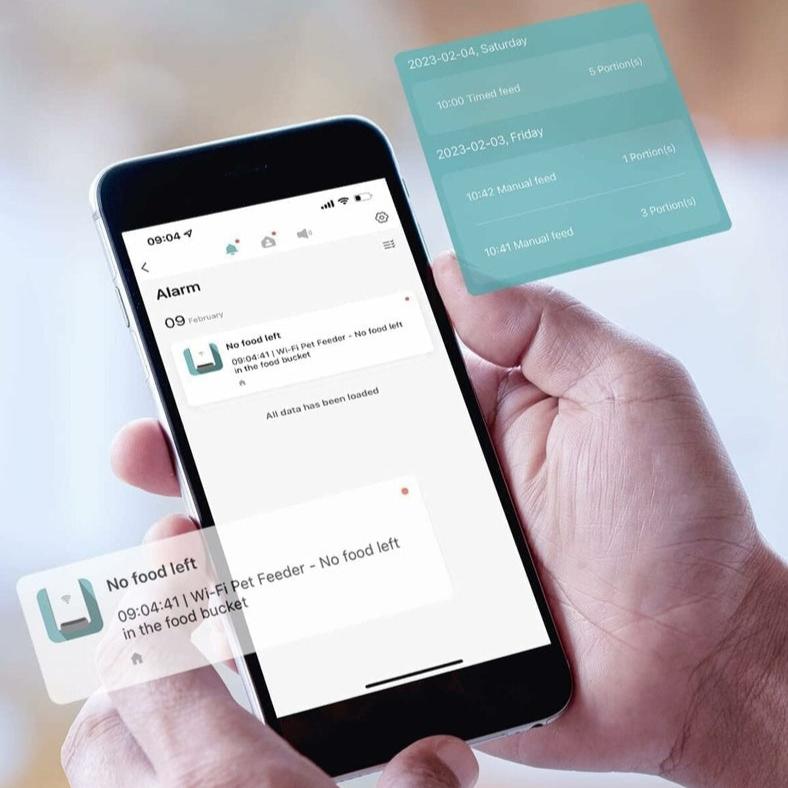 WiFi 6L Automatic Pet Feeder (White)