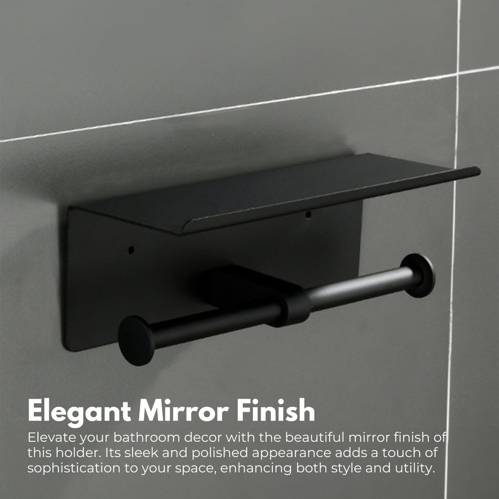 Stainless Steel Double Toilet Roll Holder Paper