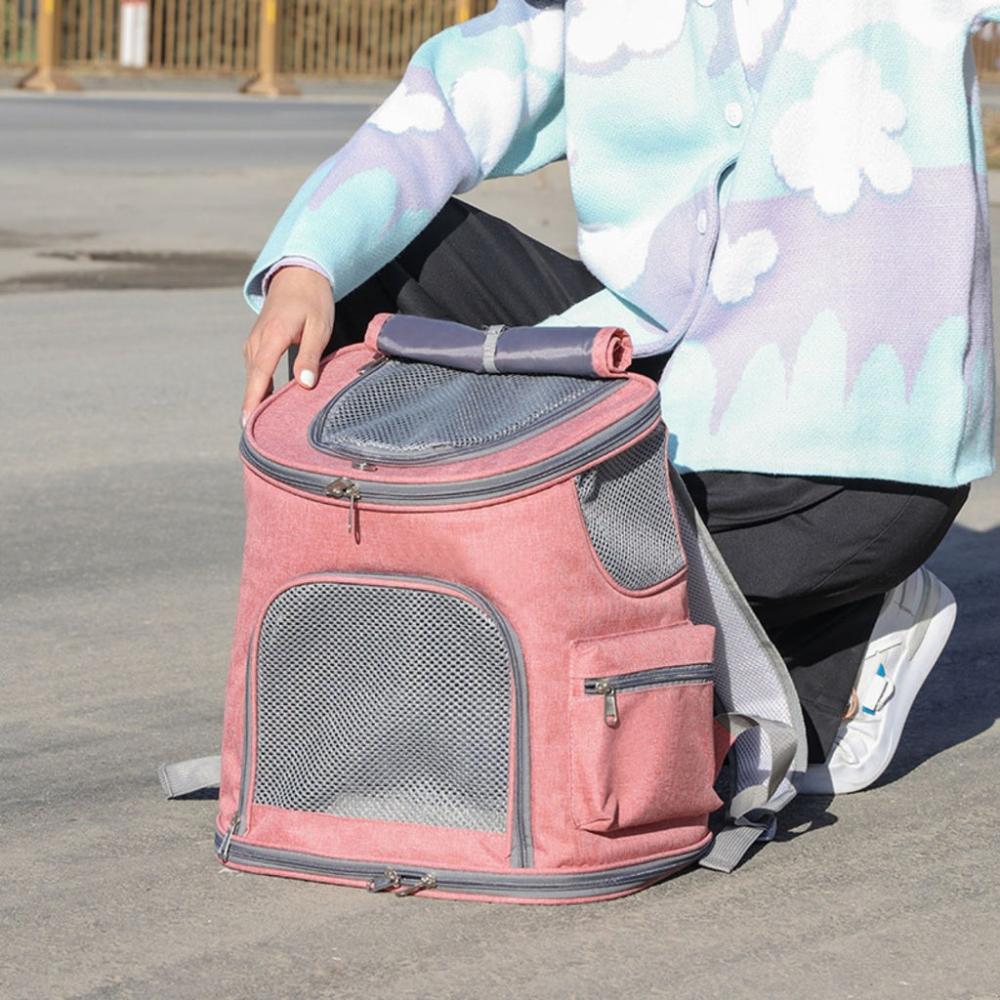 Comfortable Ventilation Pet Backpack (Pink)