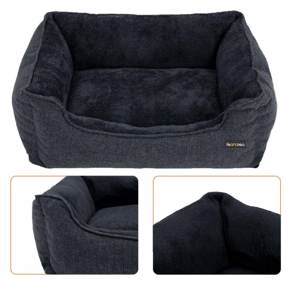 Dog Sofa Bed with Removable Washable Cover 70cms -Dark Grey