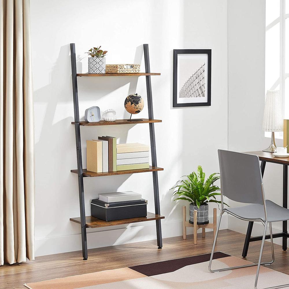 Steel Frame4 Tier Slanted Shelf