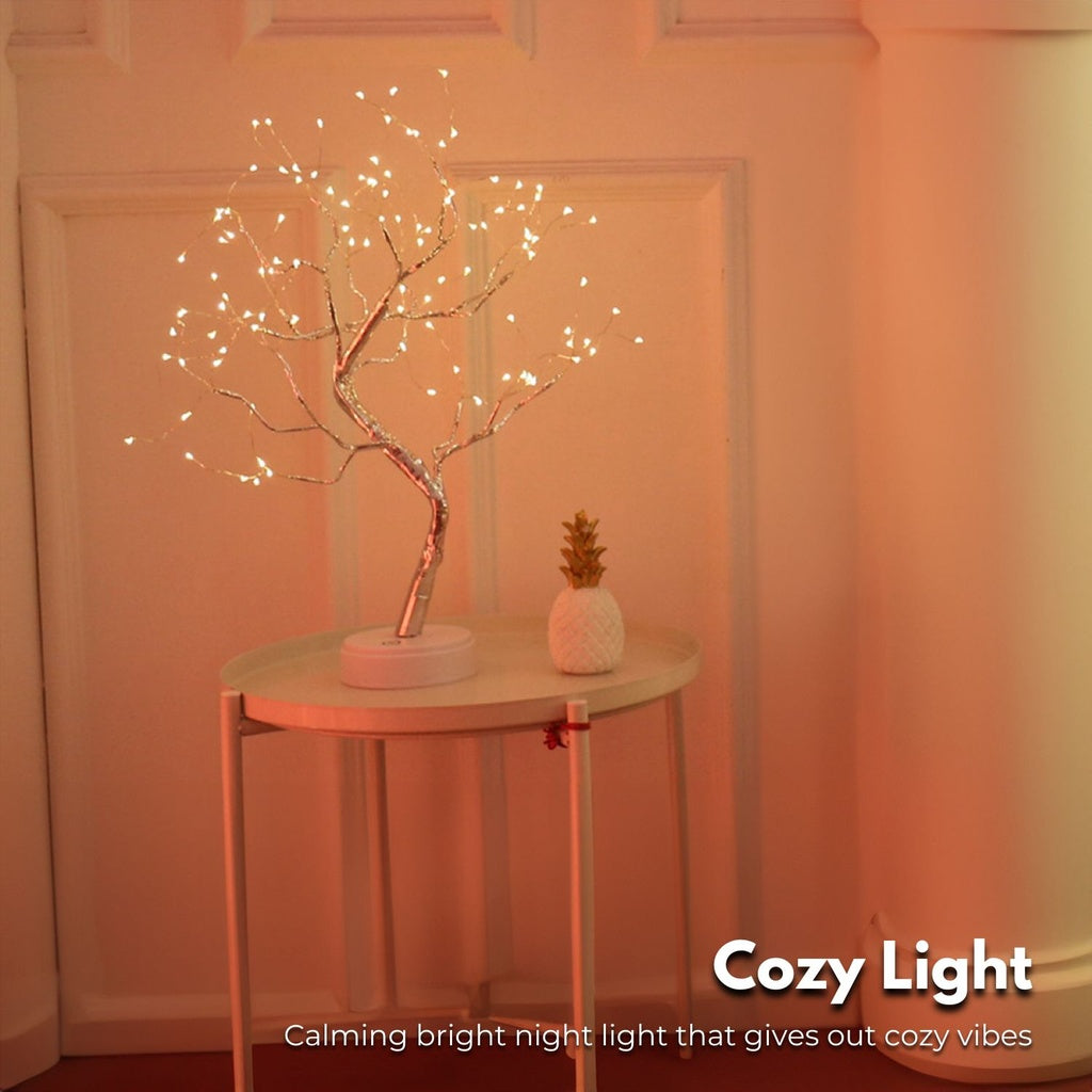 Bonsai Fairy LED Lighted Tree Desk Lamp - Warm White