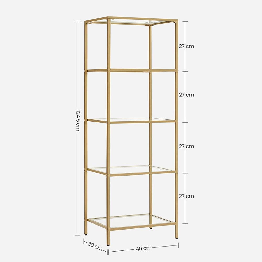 Simple Professional 5-Tier Storage Shelf