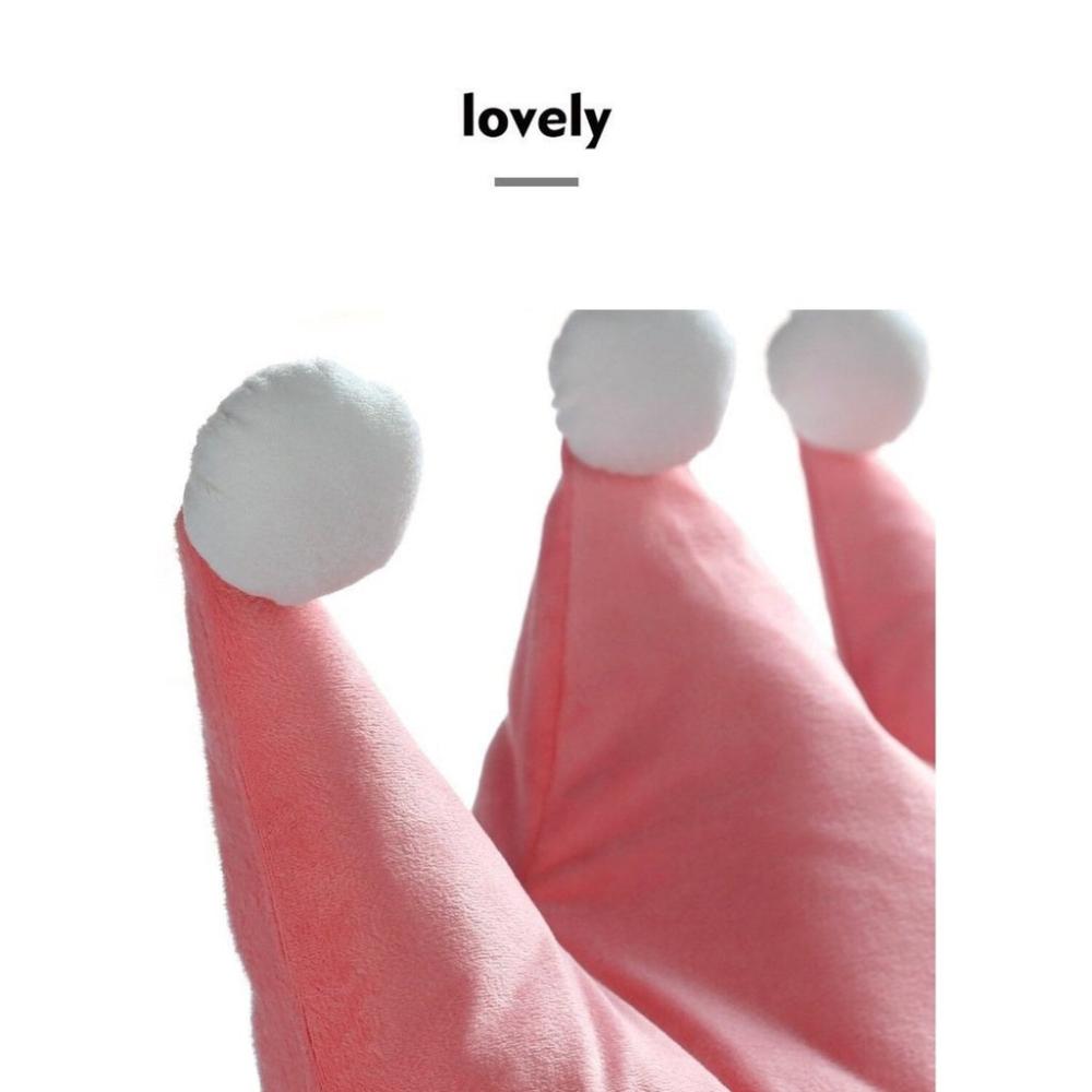 Soft Crown Shape Pet Bed (Large - Grey & Yellow)