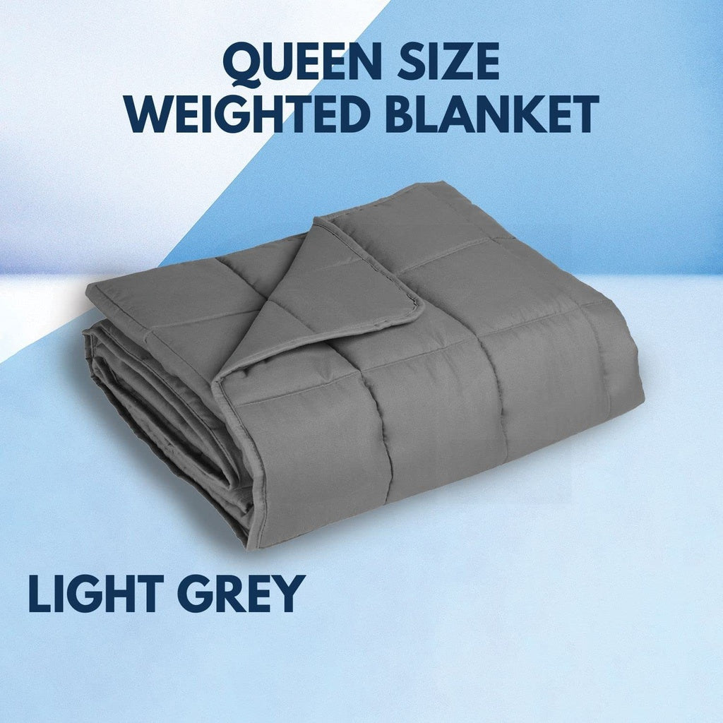 Comfort Weighted Blanket 7KG - Light Grey