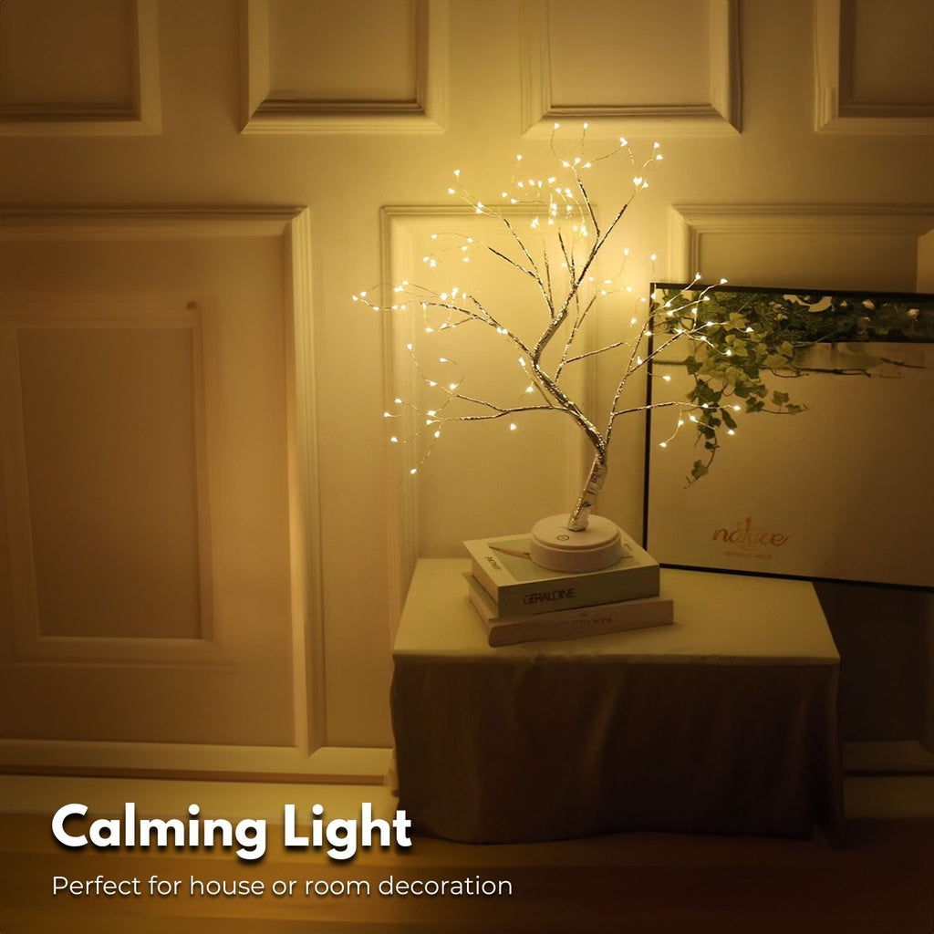 Bonsai Fairy LED Lighted Tree Desk Lamp - Warm White