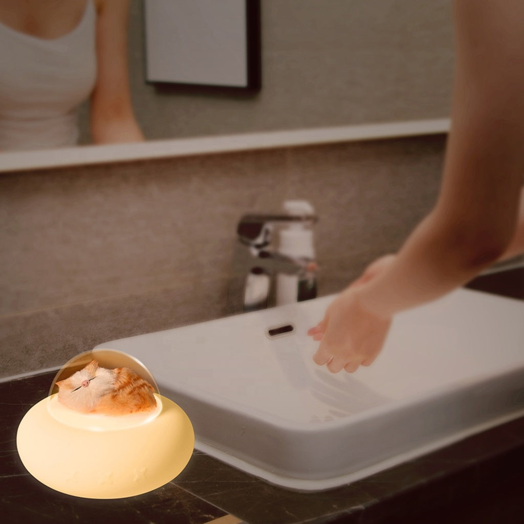 Pet Spaceship Night Lamp Touch