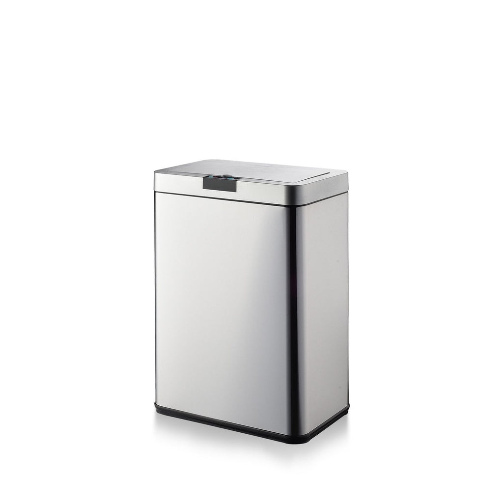 Wide Silver Square Sensor Bin - 50L
