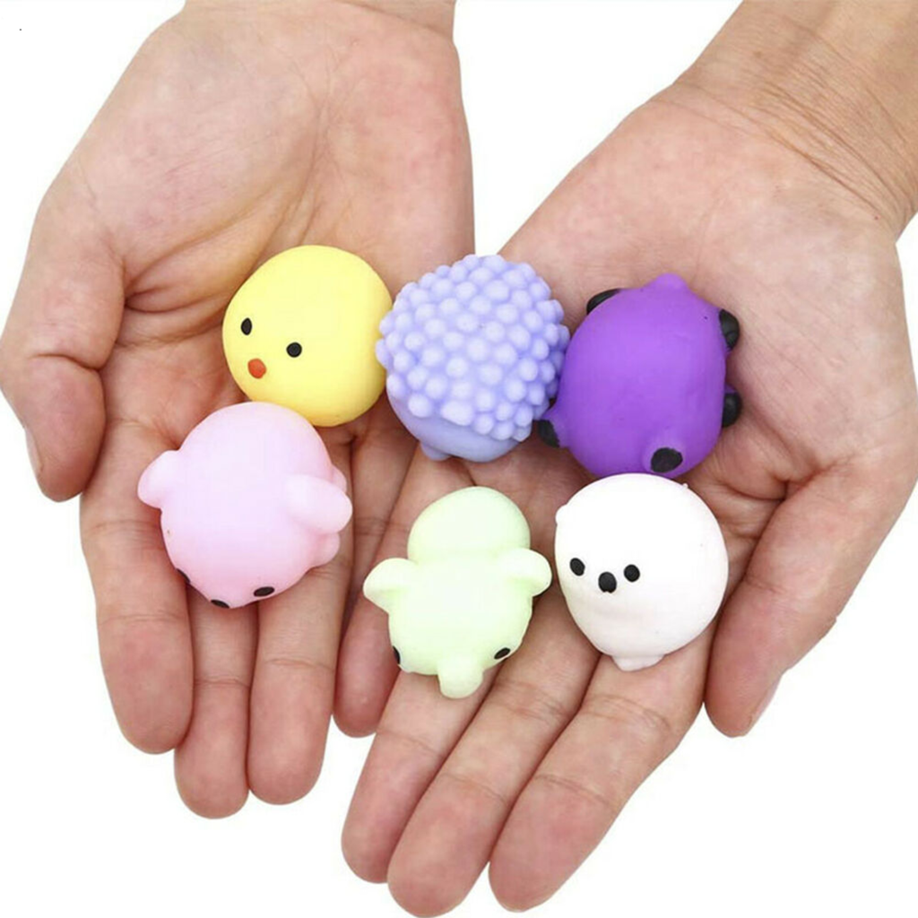 Mochi Squishy Toy 64pcs for Kids Party Favors