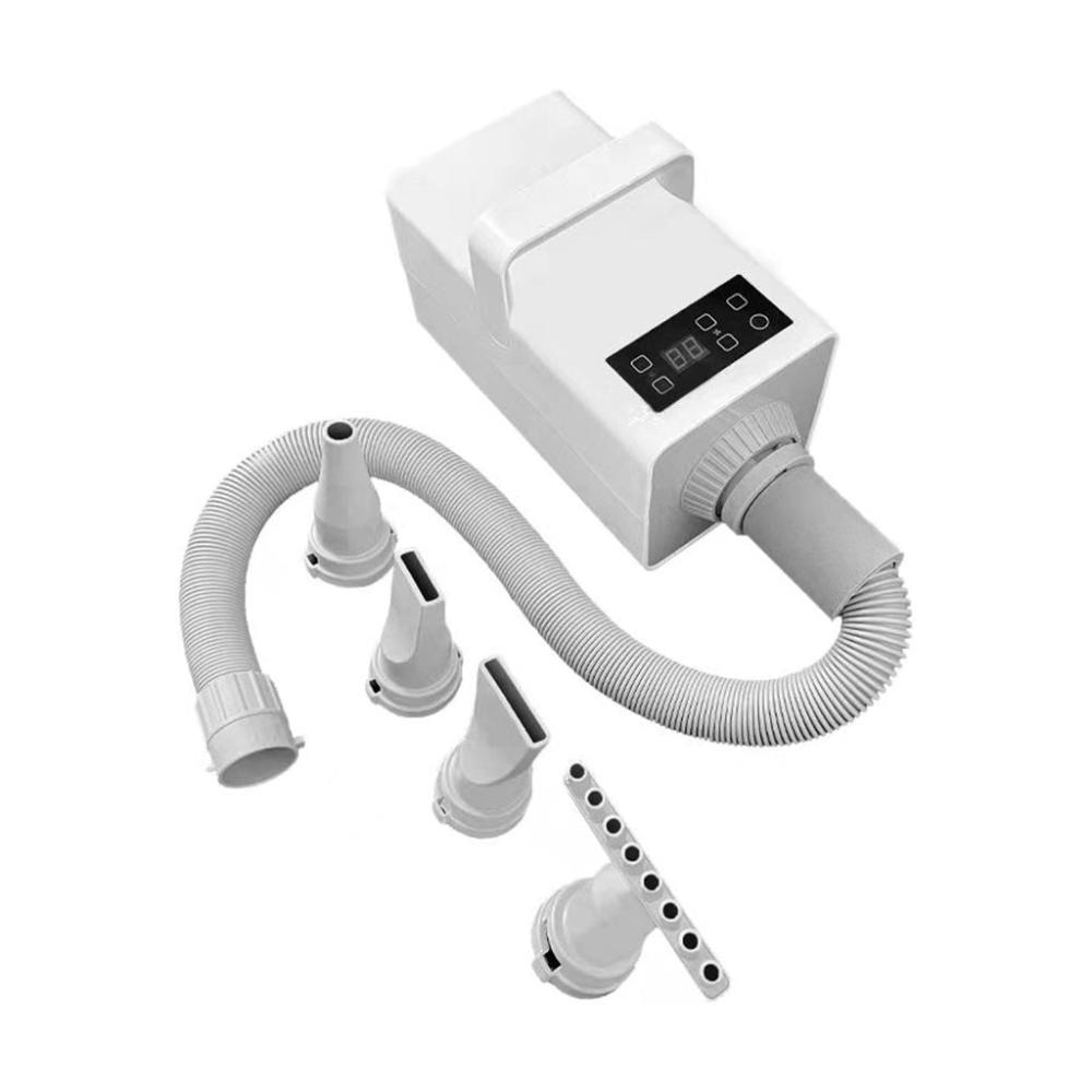 LED Customizable Pet Hair Dryer - White