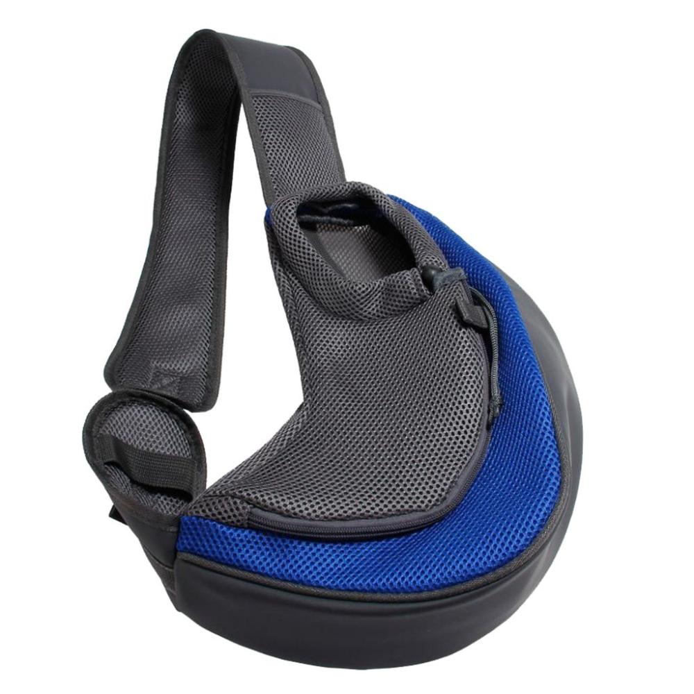 Breathable Pet Carry Sling Pouch (Small Dark Blue)