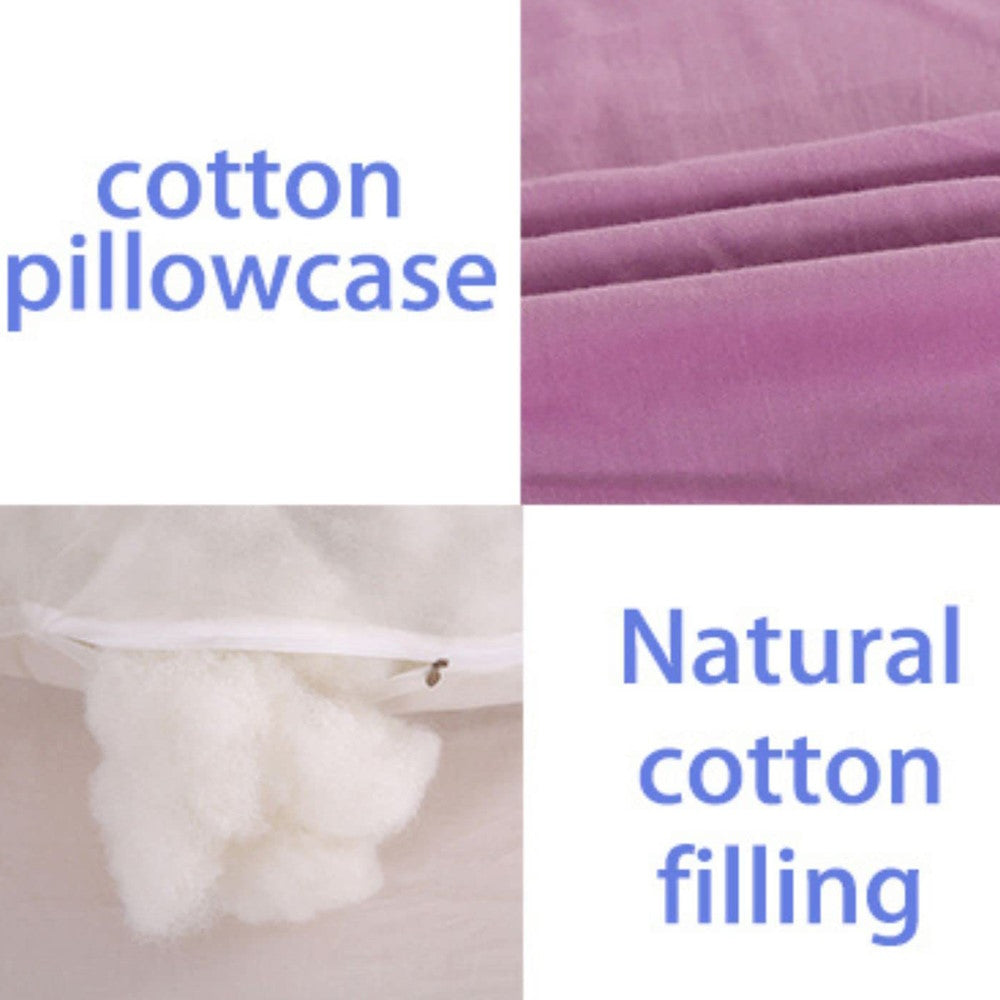 Pregnancy and Nursing Pillow with Pillowcase (White)