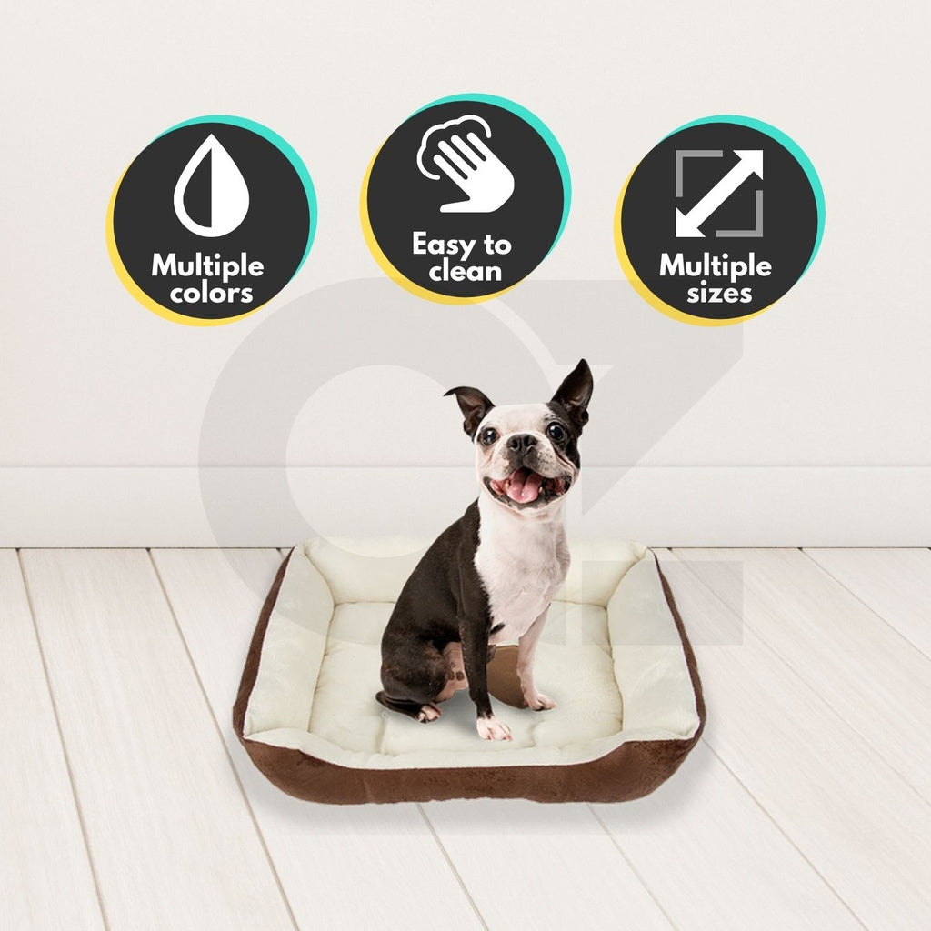 Soft & Comfortable Pet Bed Bone (Small - Blue)