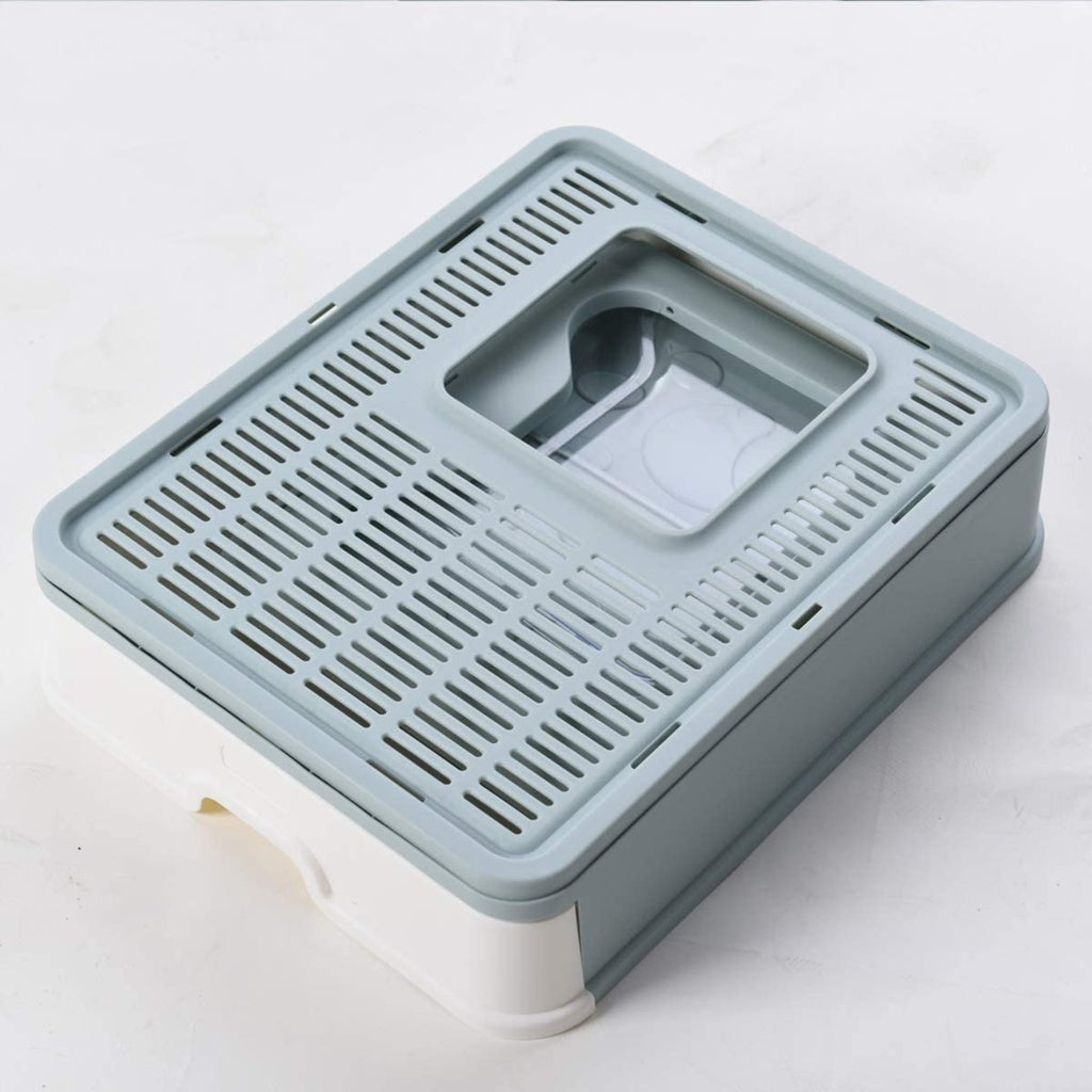 Eco-friendly Material Foldable Litter Box - Blue