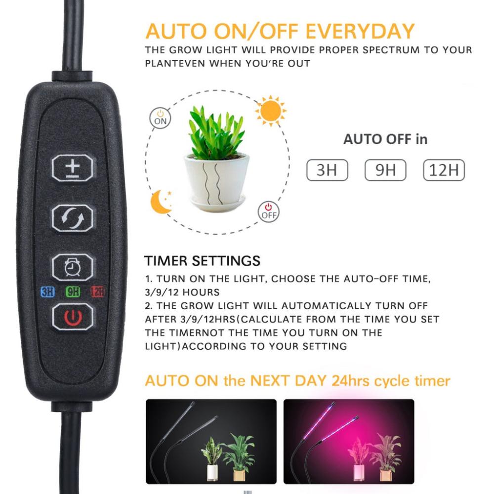 Plant Grow Light 4 Head Grow Lamp