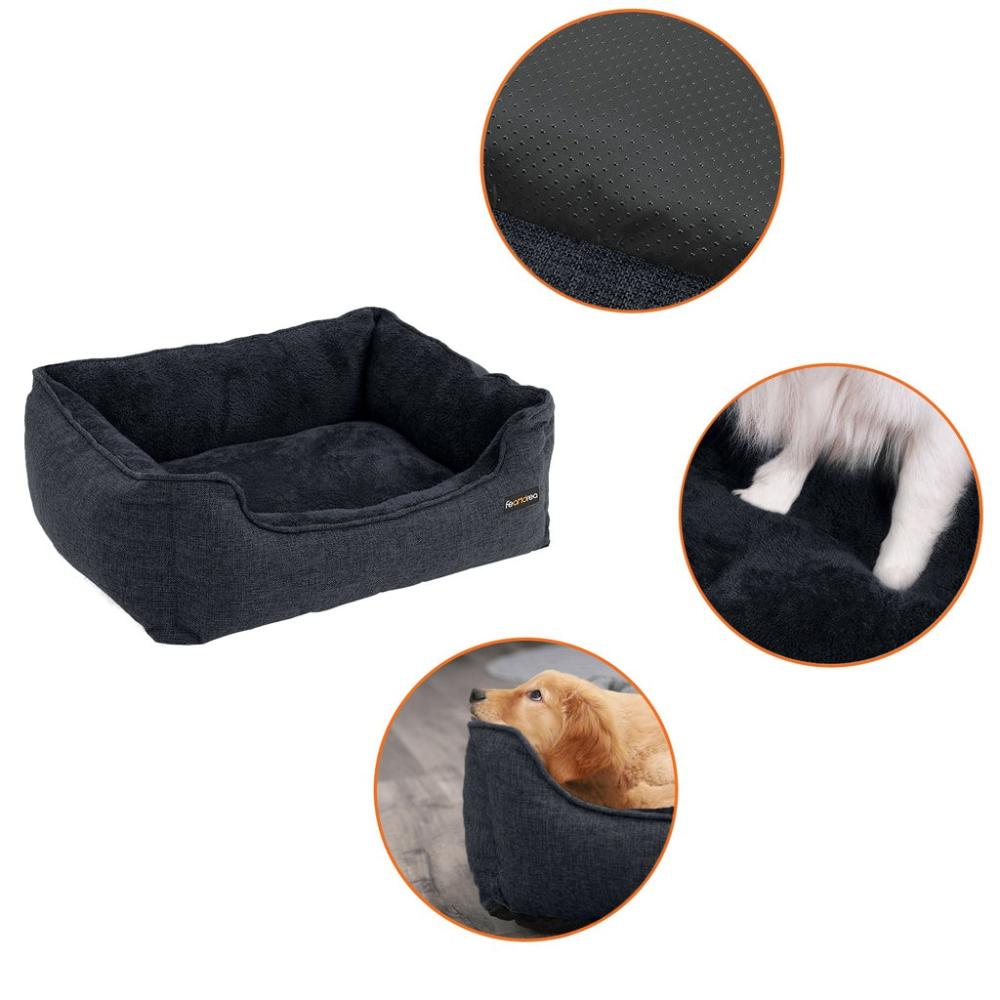 Dog Sofa Bed with Removable Washable Cover 70cms -Dark Grey