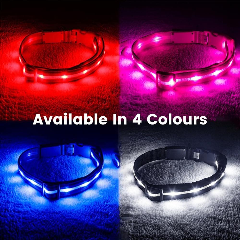 Ultra-Bright LED Dog Collar (S Black)