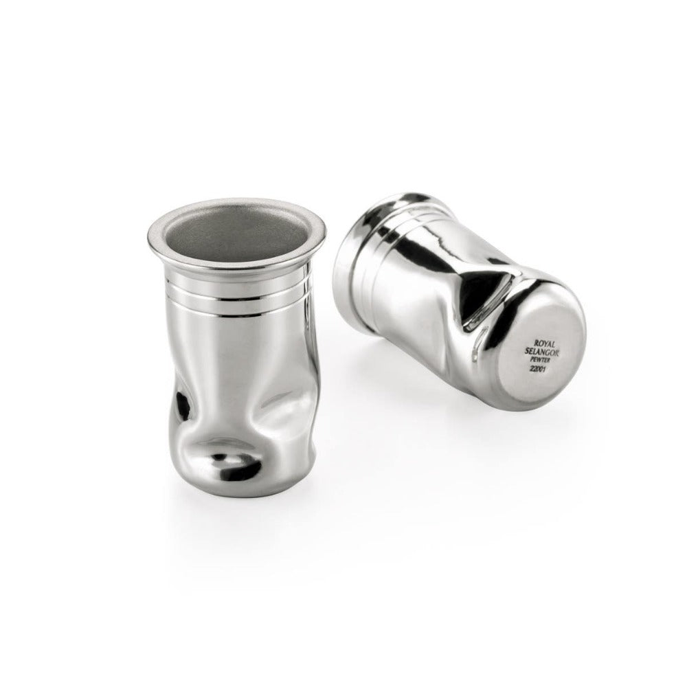 Royal Selangor Mallea Pewter Shot Glass Pair