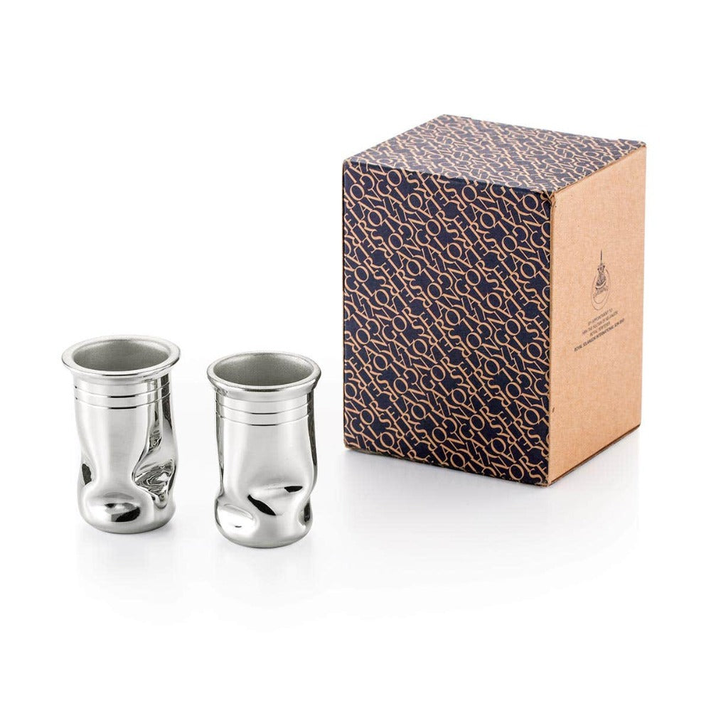 Royal Selangor Mallea Pewter Shot Glass Pair