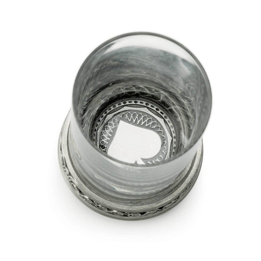 Royal Selangor Pewter Playing Cards Shot Glasses Set of 4