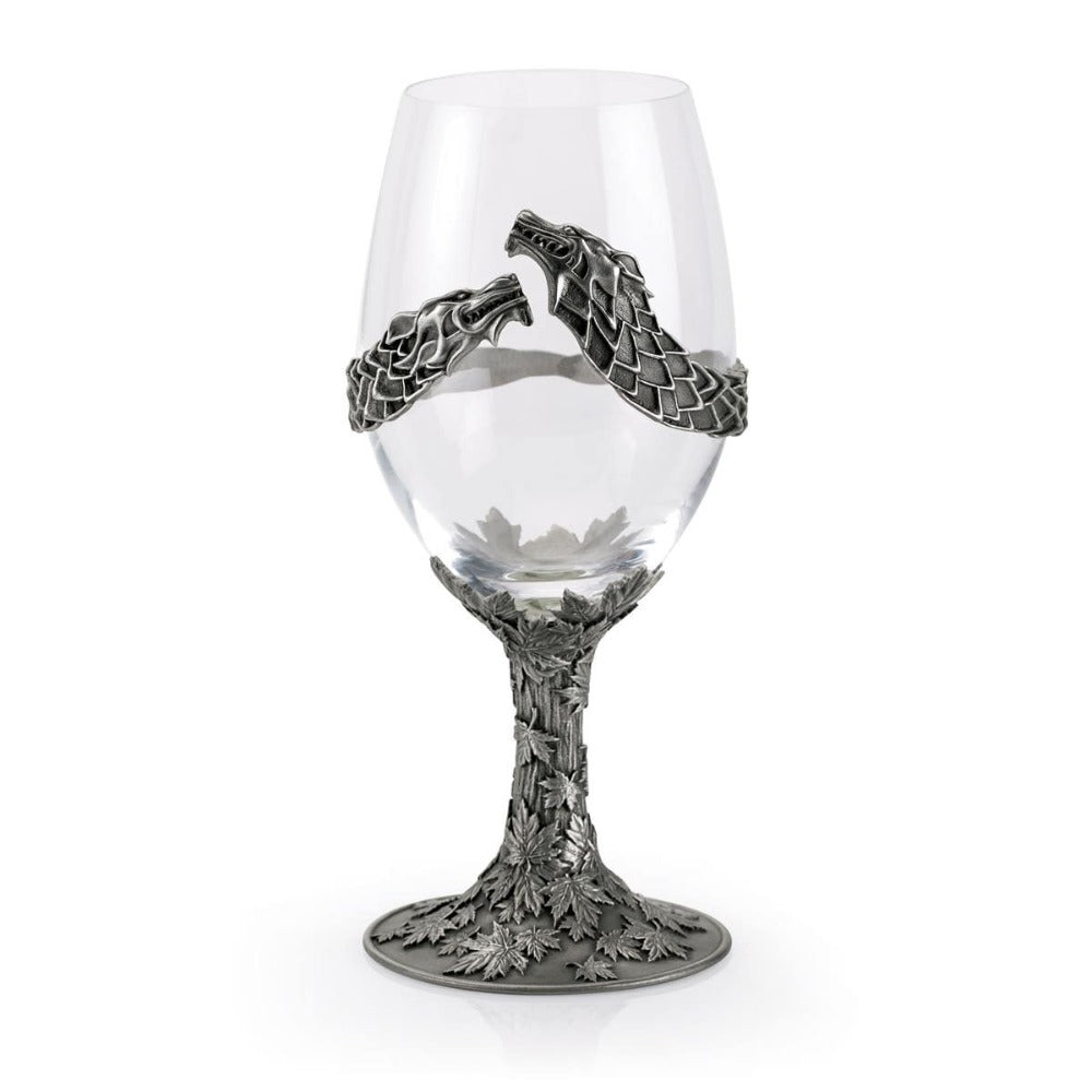Royal Selangor Game of Thrones Queen in the North Pewter Motif Goblet