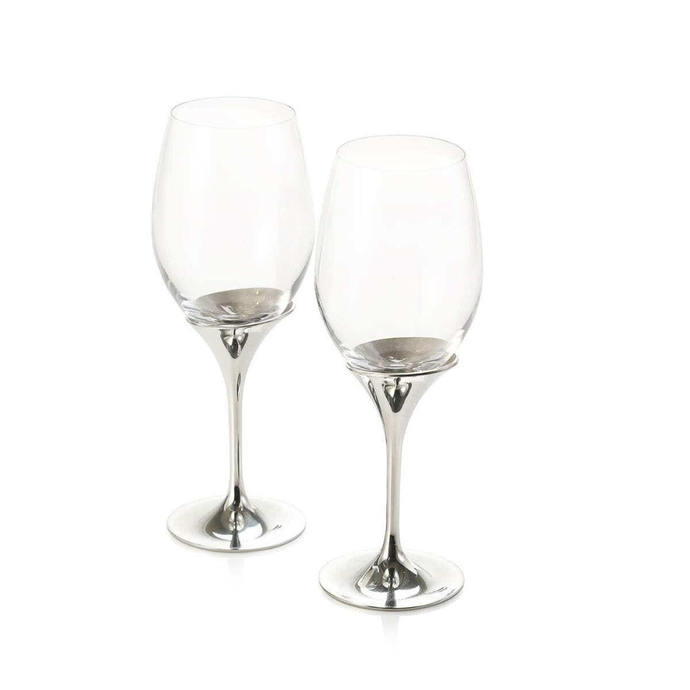 Royal Selangor Domaine Pewter White Wine Glass Pair