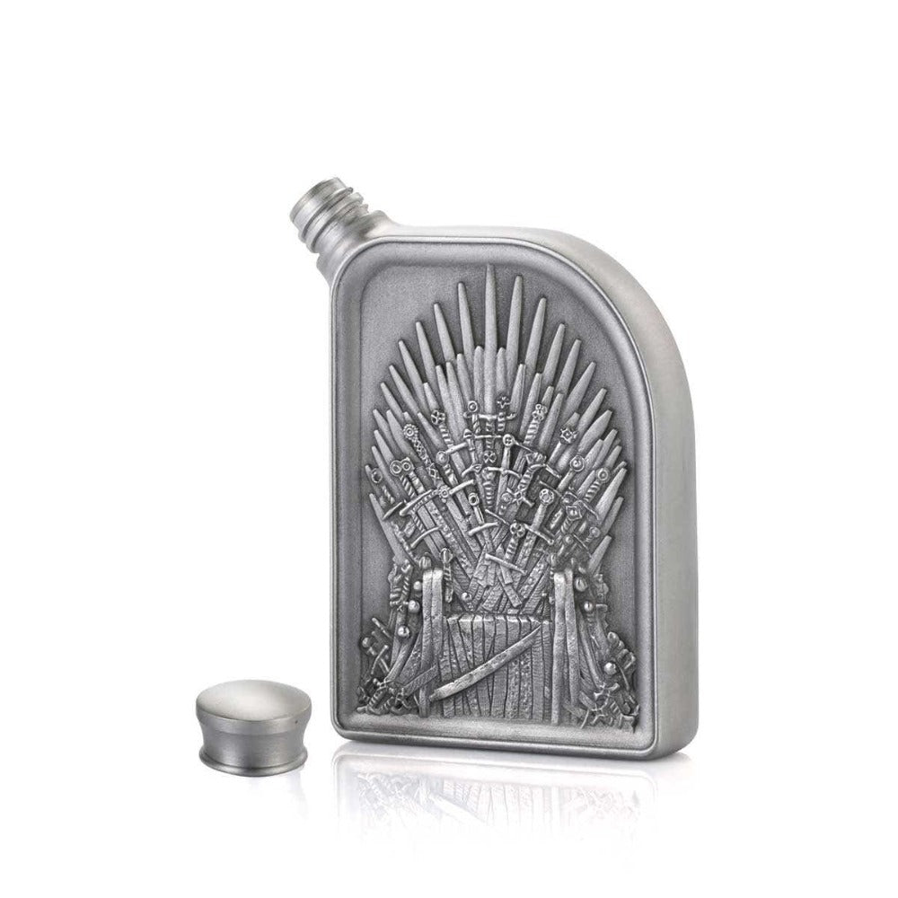 Royal Selangor Game of Thrones Iron Throne Pewter Hip Flask 150ML