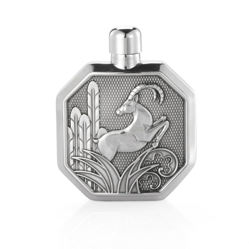 Royal Selangor Gazelle Pewter Hip Flask 100ML