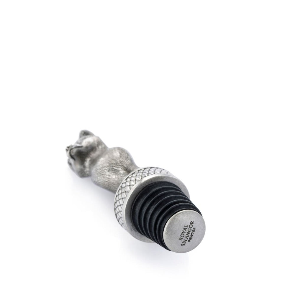 Royal Selangor Fox Pewter Wine Stopper