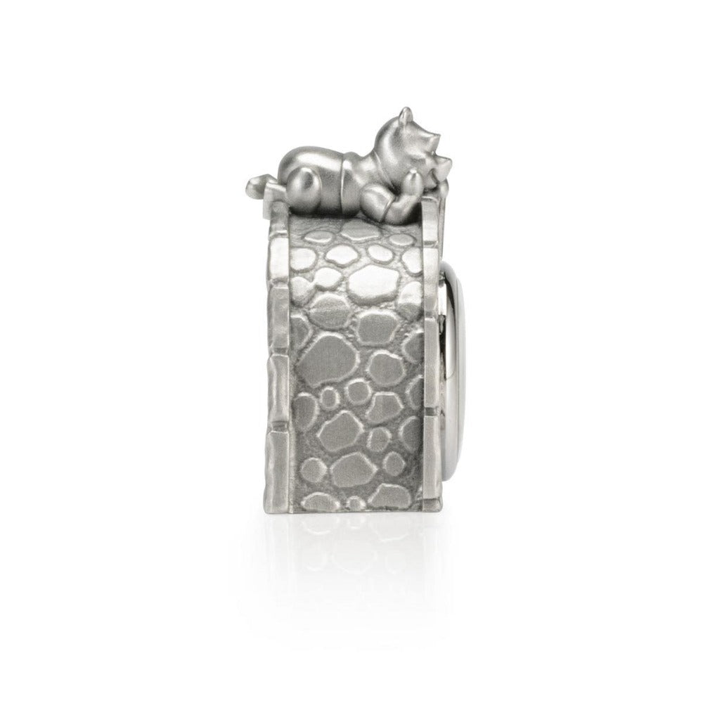 Royal Selangor Winnie Pooh sticks Pewter Table Clock