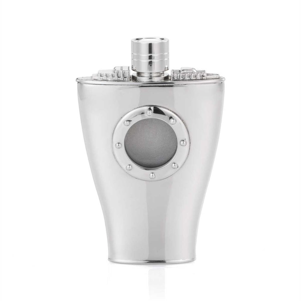 Royal Selangor Ship Porthole Pewter Flask with Gift-box 80 ML