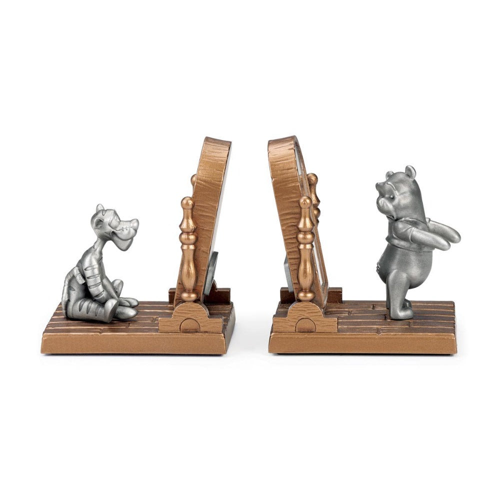 Royal Selangor Winnie Pooh & Tigger Pewter Bookend Pair