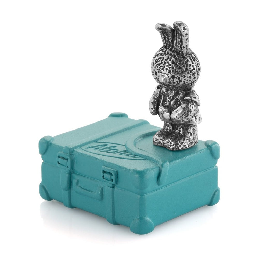 Royal Selangor Bunnies Blue Hawaii Pewter Music Box