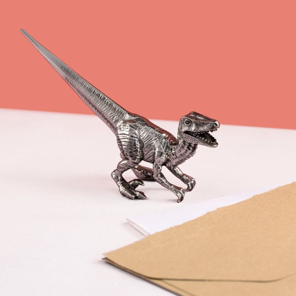 Royal Selangor Velociraptor Sickle Shaped Pewter Letter Opener