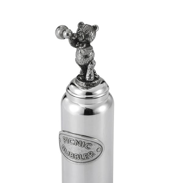 Royal Selangor Teddy Bears Picnic Pewter Bubble Blower In Gift Box