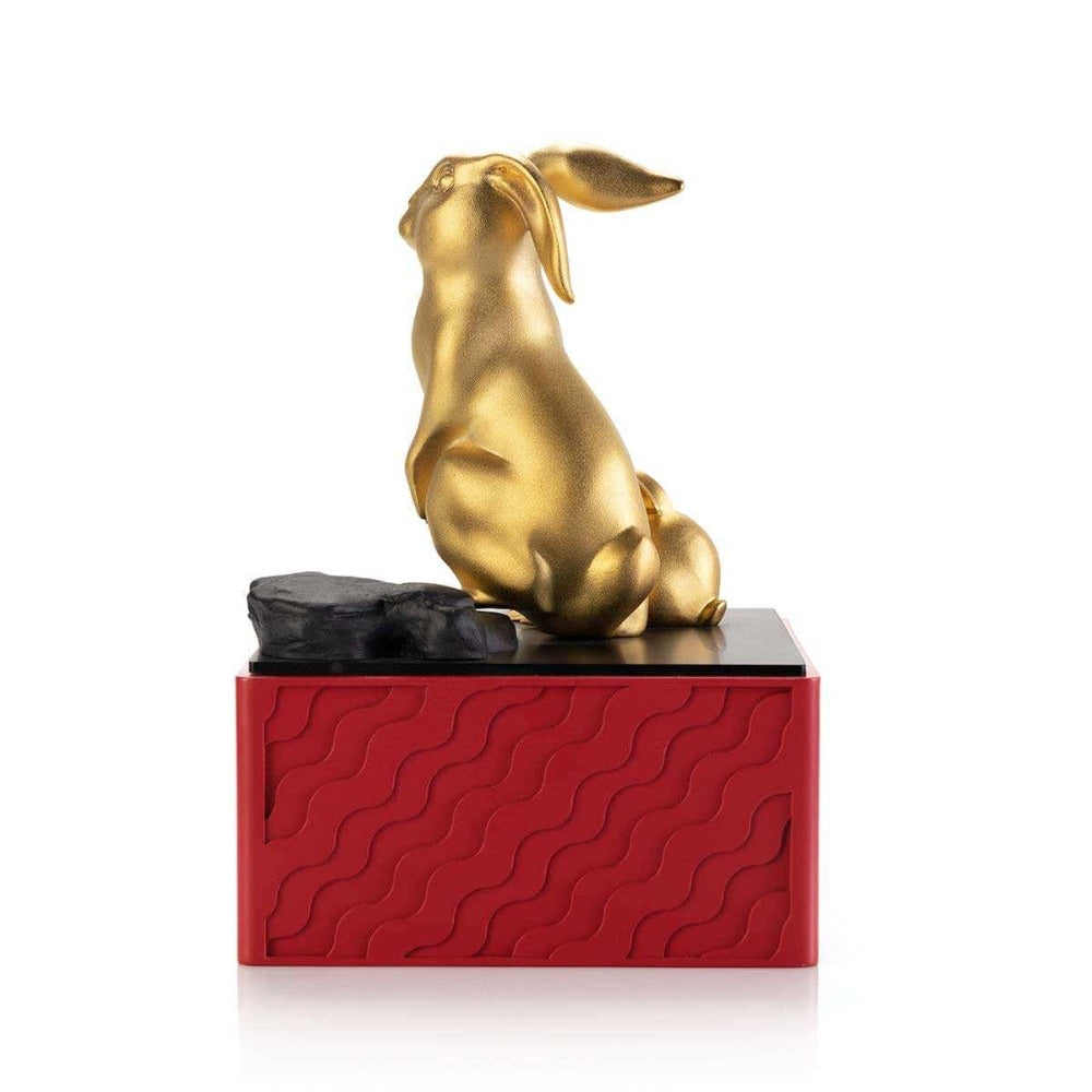 Royal Selangor 2023 Year of the Rabbit Figurine - 24K Gilded Pewter