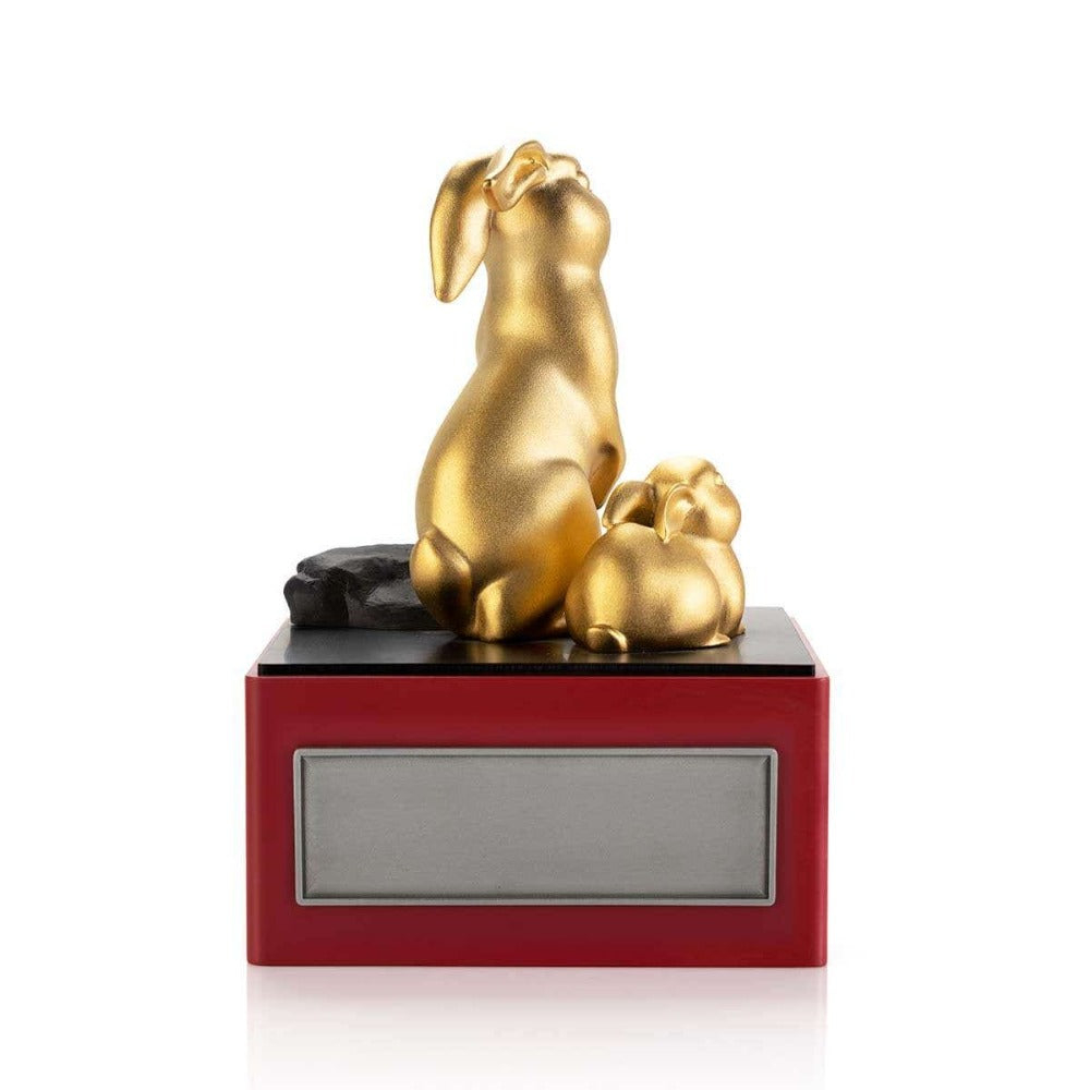 Royal Selangor 2023 Year of the Rabbit Figurine - 24K Gilded Pewter